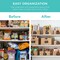 Best Choice Products Set of 4 16x12in Woven Water Hyacinth Pantry Baskets w/ Chalkboard Label, Chalk Marker
